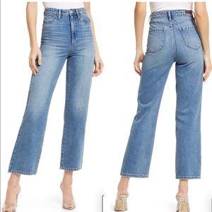 Blank NYC The Baxter Ribcage Straight Leg High Waist Jeans Size 27